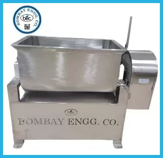 S.S.304 Dough Kneading Machine 50kg/batch Mfd.By bombay engg.co. @Mohali, Punjab.